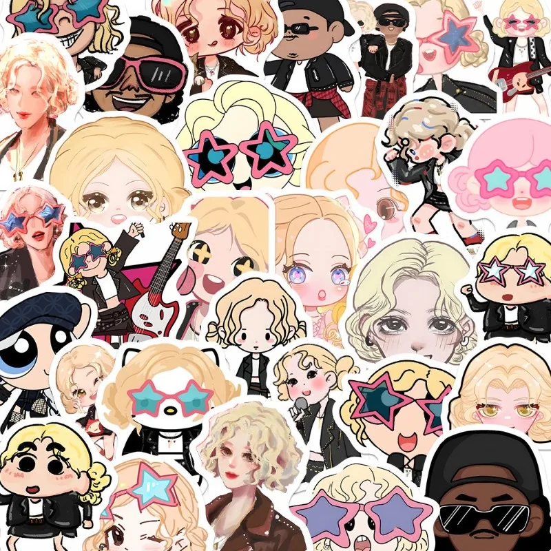 Наклейки с героями мультфильмов Парк Розана кавайные наклейки коллекция