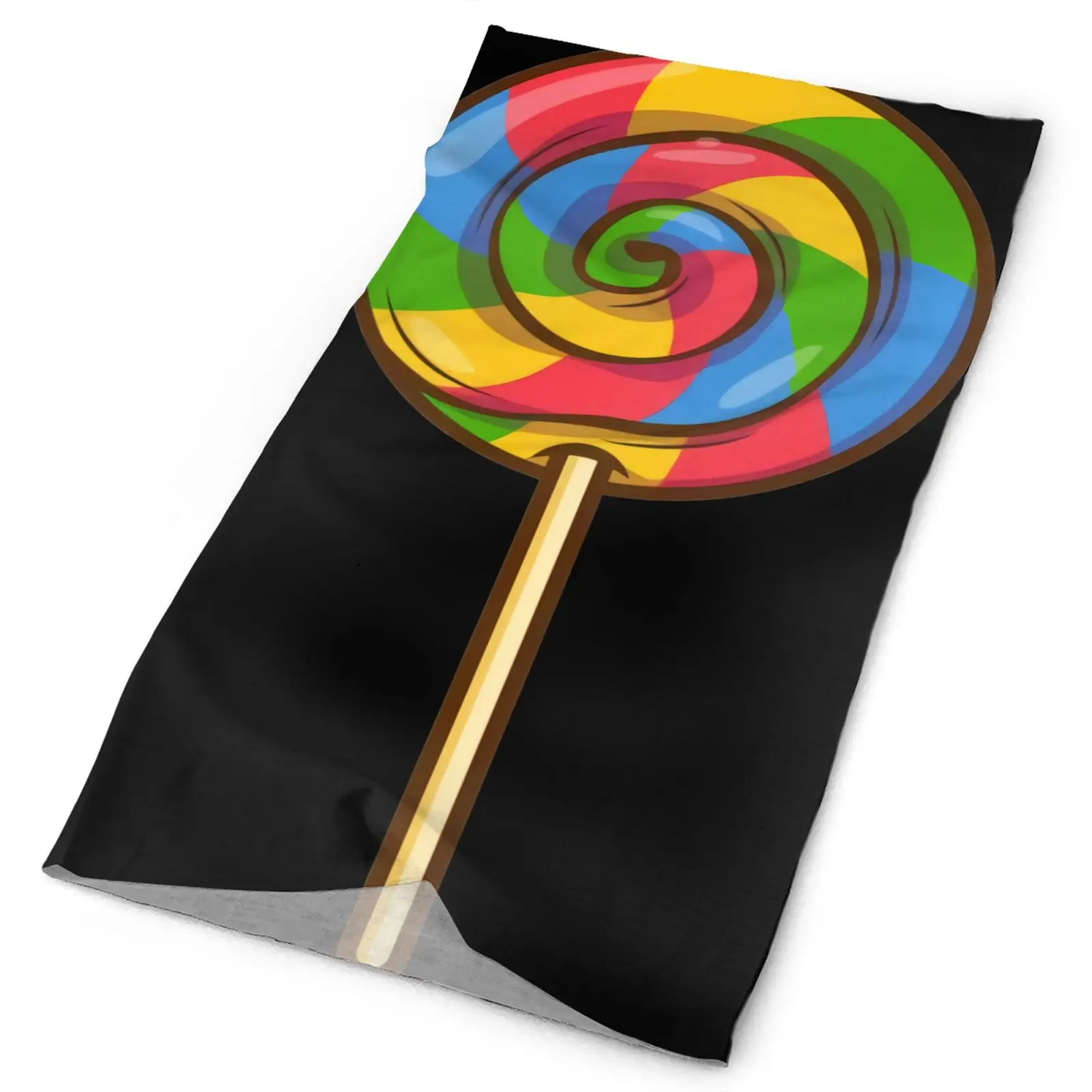 

Lollipop Rainbow Sucker Candy Costume Men's Bandana Skimask Skis Scarf Fishing Scarf Fashion Neck Warmer Man Buff Mask Bandana
