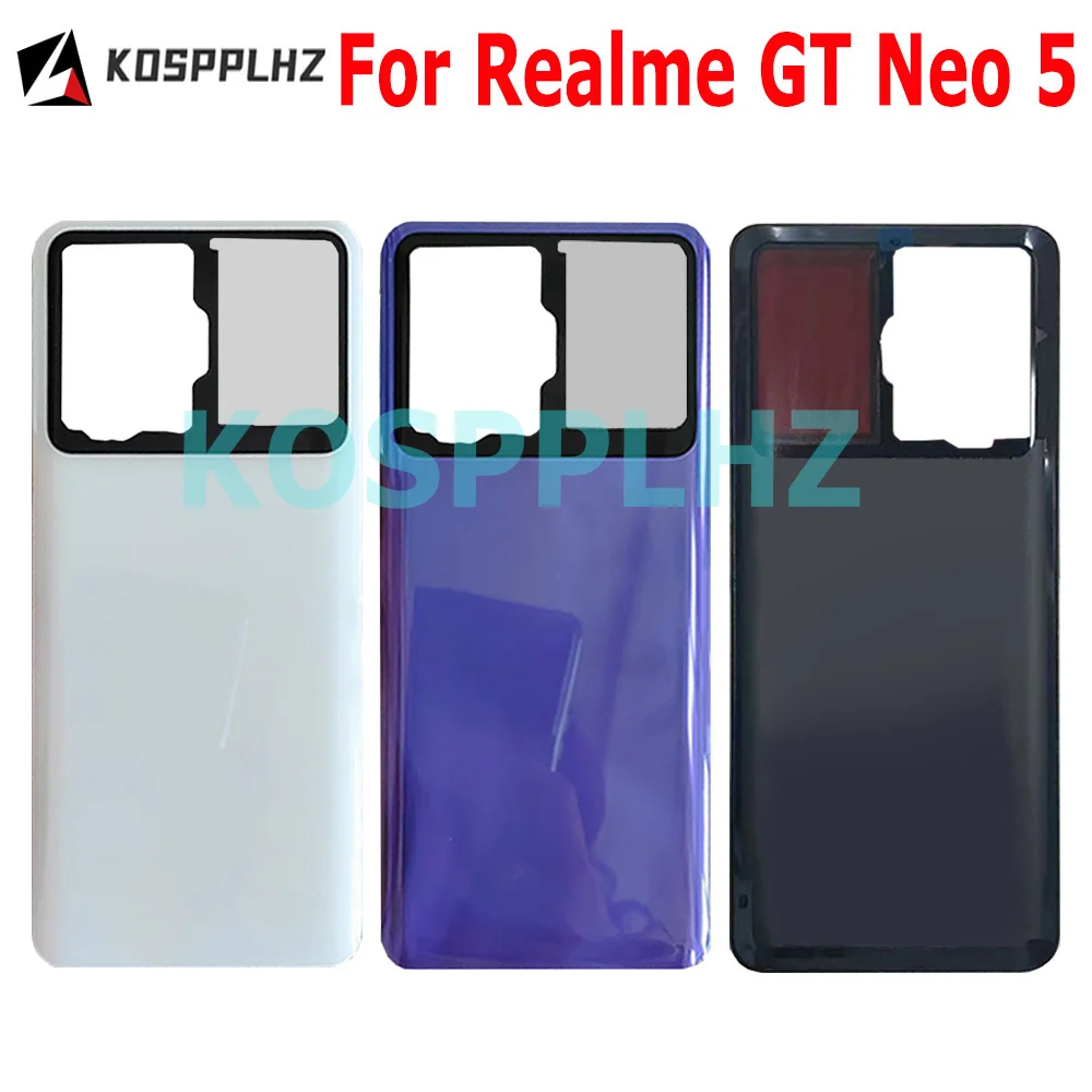 Фото Неоригинальный чехол для аккумулятора Realme GT Neo 5, задняя крышка для Realme RMX3700, замена корпуса задней двери №1