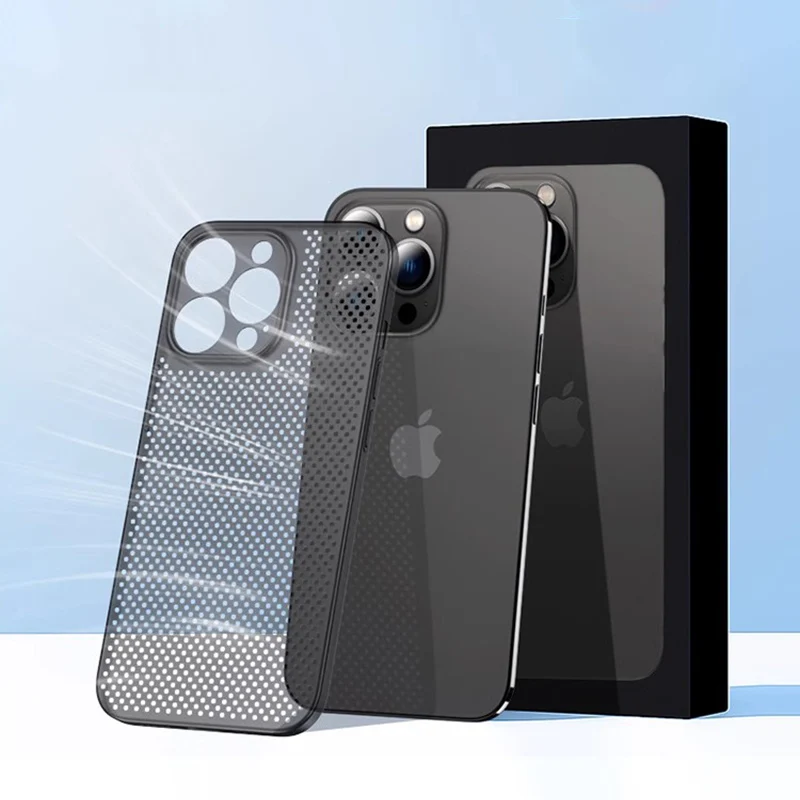 

Ultra-thin Breathable Soft Case For iPhone 14 13 12 Pro Max Color Transparency Lightweight Camera Protection Phone Back Cover