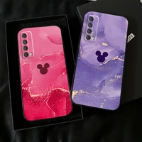 disney watercolor mickey mouse phone case for huawei honor 10 v10 10i 10 lite 20 v20 20i 20 lite 30s 30 lite pro liquid silicon