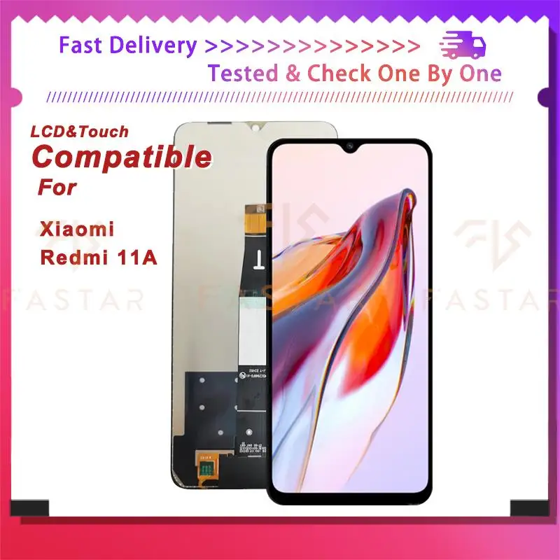 11A 6 7 &quotTested для Redmi ЖК-дисплей с сенсорным преобразователем в сборе запасные части