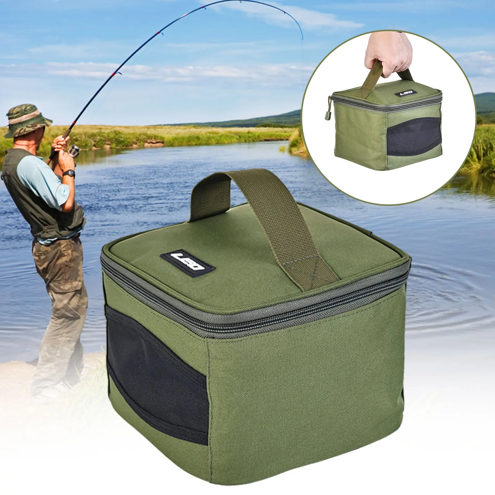 

Portable Fishing Bag Light Tackle Bag Outdoor Storage Container Fishing Accessories Fishing Equipment Carp Accessory