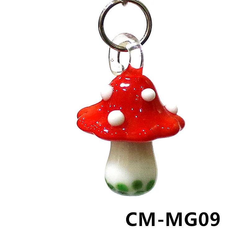 Стеклянный грибной кулон JSSMTLP