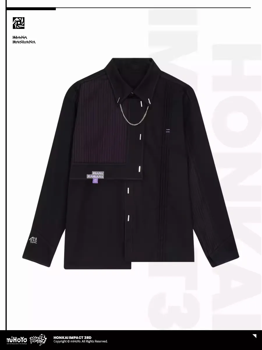 Официальный костюм для косплея miHoYo Honkai Impact 3 киана гравий тема рубашка пламя