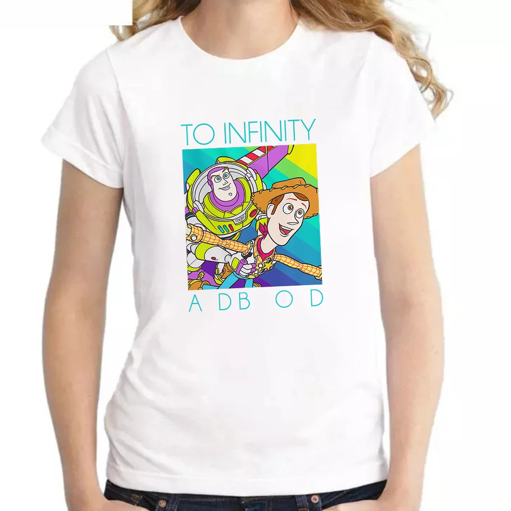 

Toy Story Summer Women T-shirt Harajuku Classic Style Disney Clothes Top Short Sleeve O-neck Casual Female Blouses Free Shipping