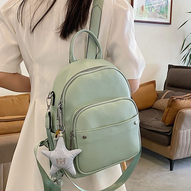 Women Designer Backbags High Quality Leather Travel Backpack Sac A Dos School Supplies for Teenage Girls Mochilas Para Mujer