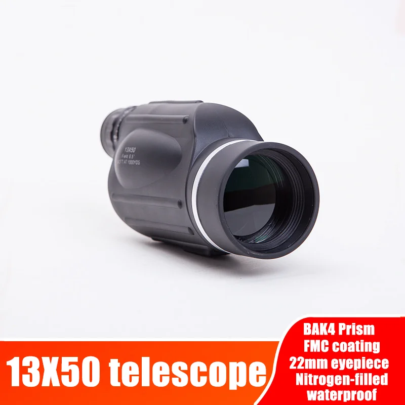 

13x50 HD Telescope Nitrogen Filled Waterproof Anti-Fog Powerful Professional Telescope Camping Equipment Bird Watching Hunting