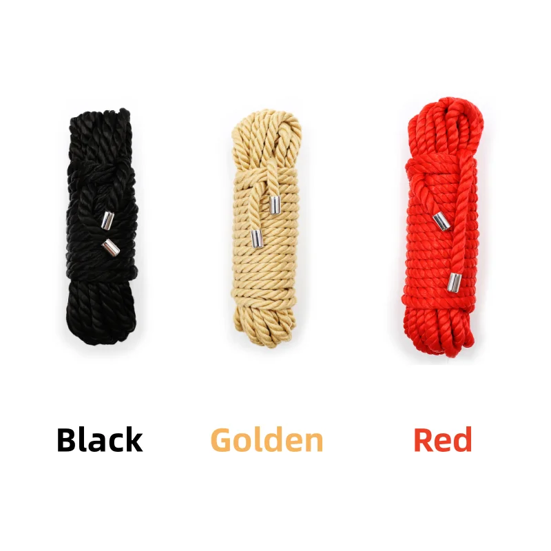 Экзотический аксессуар shiбари наручники бандаж веревка металлическая головка