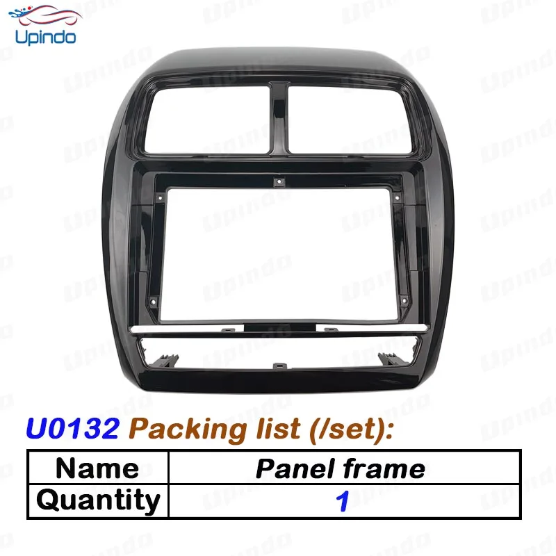 

Автомобильный аксессуар, 9 дюймов, радио, пластиковая панель, рамка для Mitsubishi ASX RVR Outlander Sport 2019, комплект крепления на приборную панель