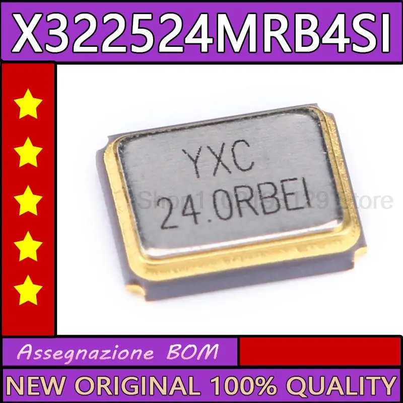 

10 шт./лот 3225 чип пассивный кварцевый генератор/ysx321sl 24 МГц 10ppm 18pF x322524mrb4si 4-контактный