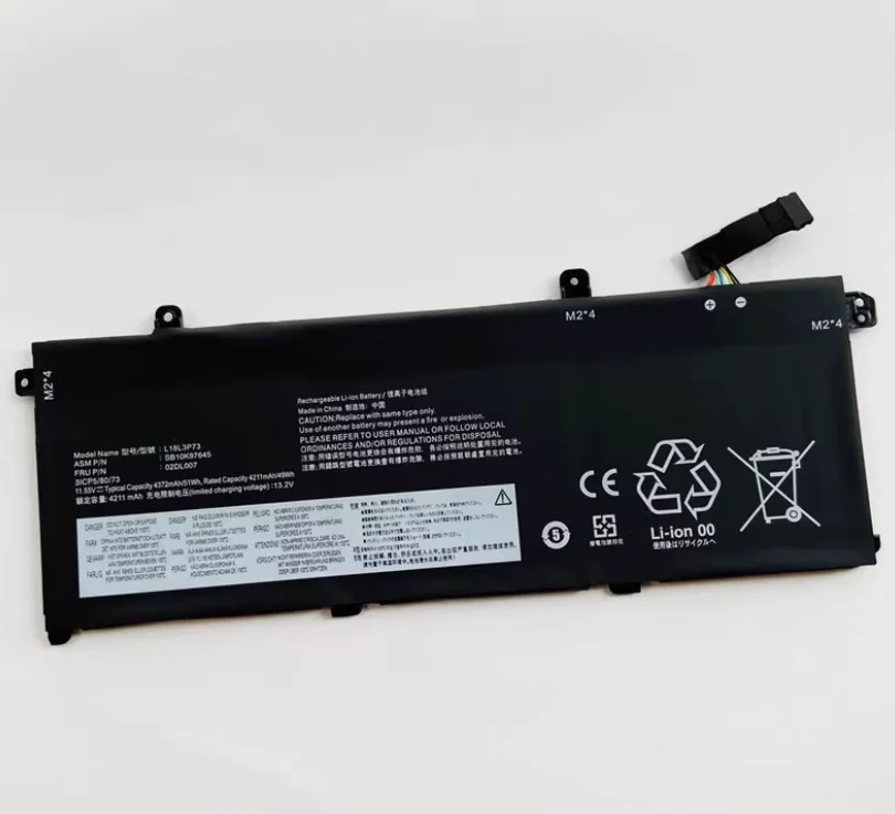 L18M3P73 L18L3P73 L18C3P72 L18M3P72 11 52 В 51 Втч Аккумулятор для ноутбука Lenovo ThinkPad T490 T495 P43s 02DL007
