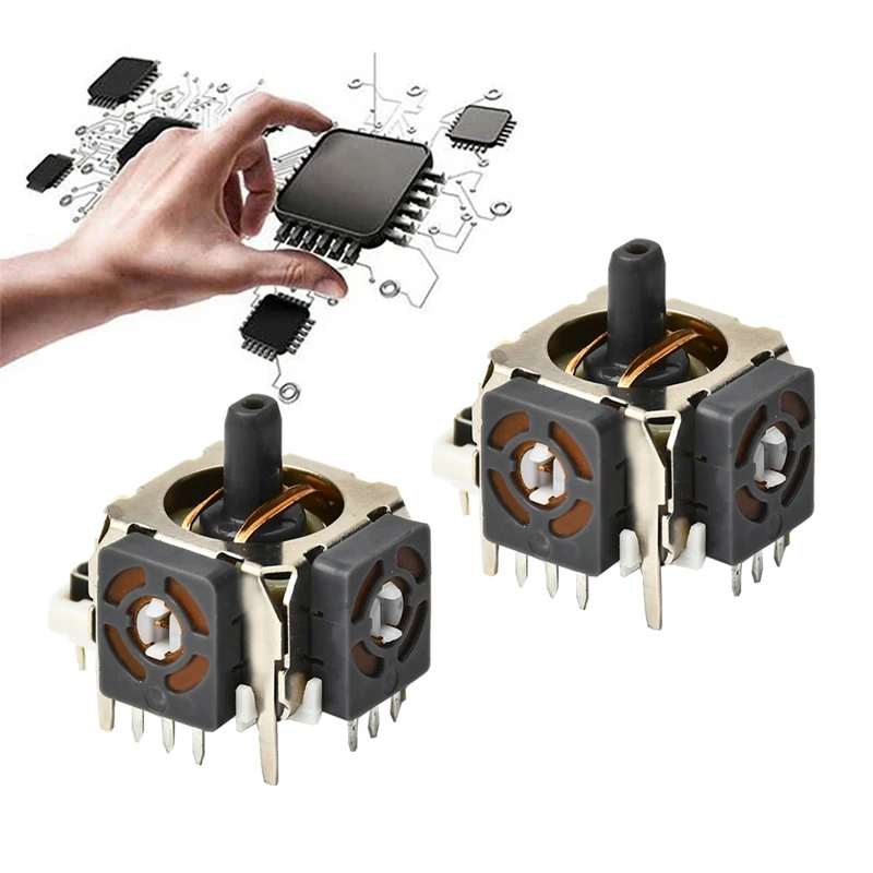 30 шт. 3D-джойстик потенциометр 3D-аналоговый джойстик темно-серый пластик + металл