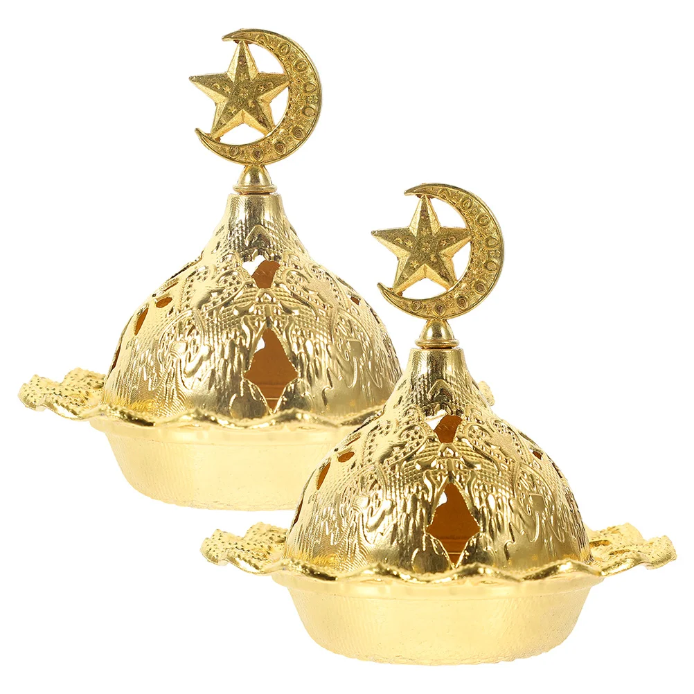 

2pcs Arabian Burner Middle East Censer Vintage Burner Desktop Ornament