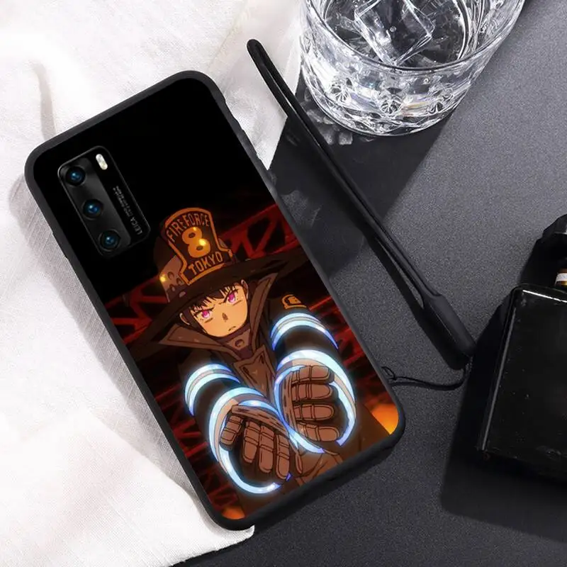 Чехол для телефона с изображением огненной силы Shinmon убенимару Huawei Y6 Y7 Y9 Prime 2019 Y9s