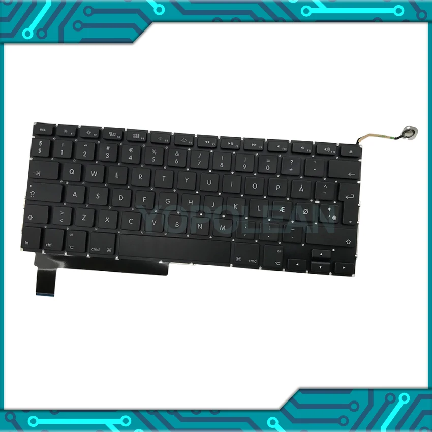 

3 PCS New Denmark Danish Keyboard For Macbook Pro Unibody 15" A1286 2009-2012 Years