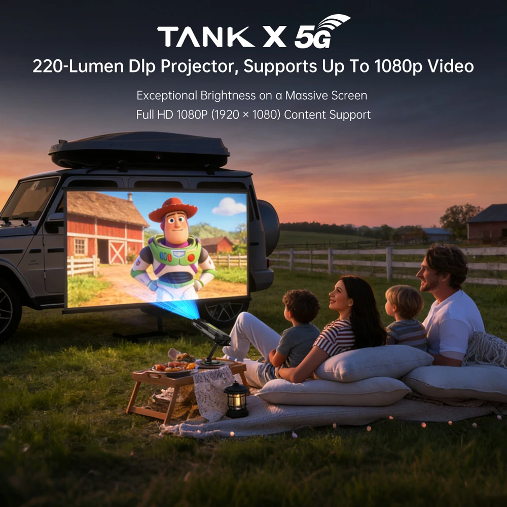 Фото Мировая премьера】Unihertz by 8849 TANK X: Защищенный смартфон 5G на Android 15 со встроенной проекцией 1080P 220 люмен, аккумулятором 17600 мАч и памятью 32+512 ГБ №2