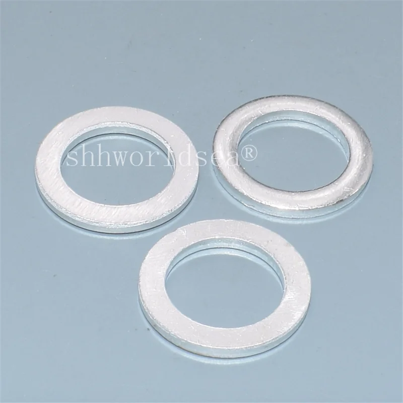 Shhworldsea 100/300/500/1000 пробка для слива масла, прокладка толщиной 2 мм, автомобильные крепежные зажимы, металлический Автомобильный крепеж для Hyundri 21513-23001N