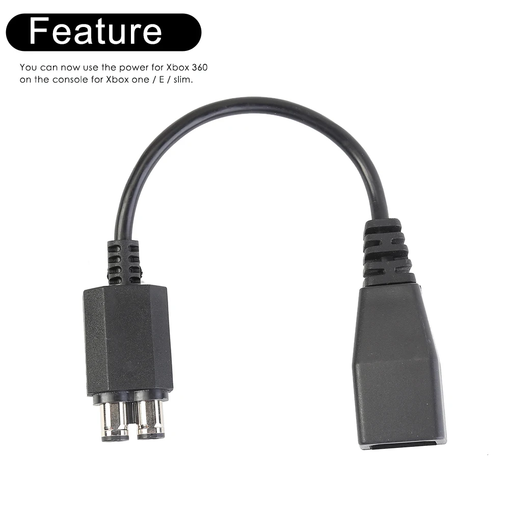 Multi-function Adapter Cable Converter Hot Selling AC Power Supply Cord Games Accessories for Xbox 360 to Xbox Slim/One/E 16cm