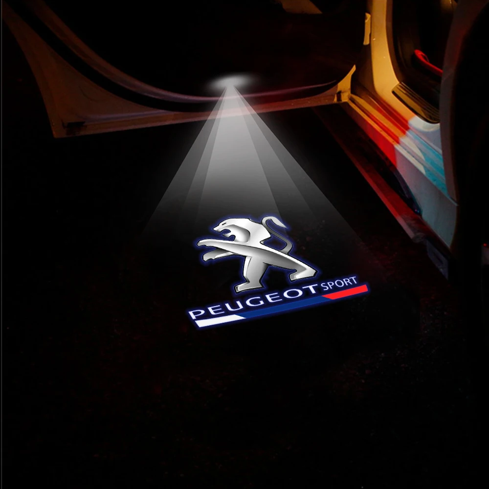 2 шт. автомобильные привидения HD теневые лампы приветственное оформление