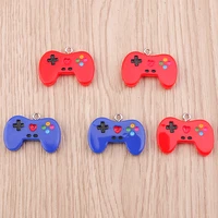 10pcs 27x21mm cute game controller charms pendants for jewelry making funny earrings necklaces diy keychains craft accessories