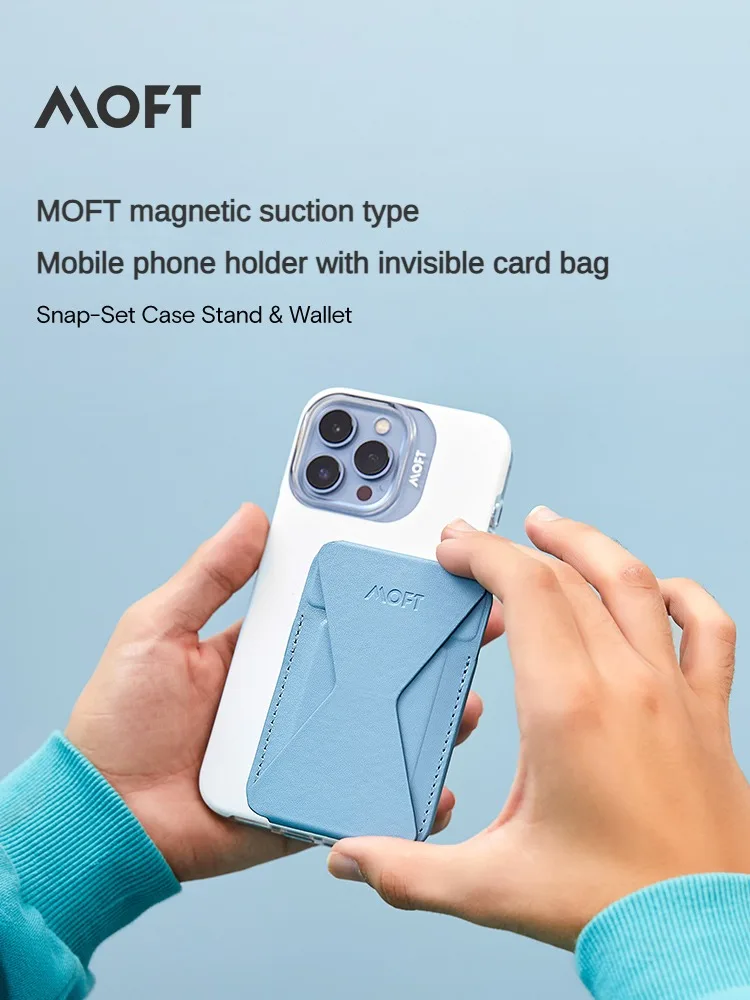 

MOFT Snap-On Phone Stand & Wallet (Magnetic Charging Compatible)