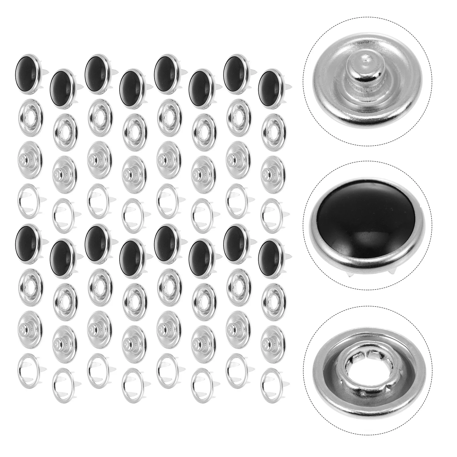 

Snap Snaps Press Buttons Fastener Canvas Fastenerskitclothing Metal Stud Fabric Rivet Button Marine Head Studs Duty Heavy
