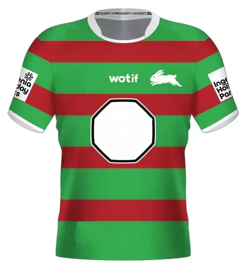 

2024 South Sydney Rabbitohs Away Rugby Jersey - Mens Custom name and number size S--5XL