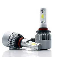 1 pairset super bright auto car headlights 9 32v universal auto front bulb durable aluminum automobiles headlamps