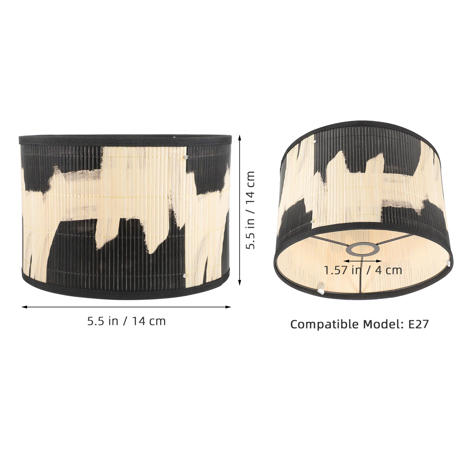 Напечатанный абстрактный ретро-стиль народный дом декоративная лампа