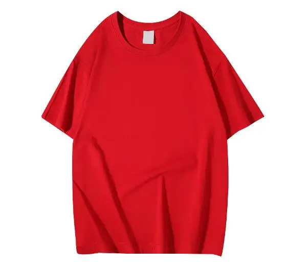 

Cotton Cultural Shirt Short Sleeve Solid Color T-Shirt Print