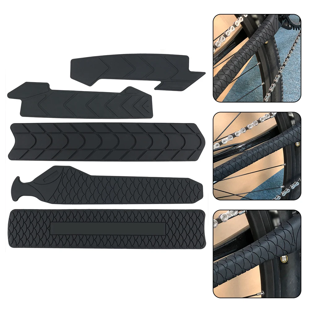 

Bicycle Bike Chainstay Frame Protector Cover Chain Stay Guard Bicycle Silicon Road Mountain Bike Bicycle Accessories Equipments