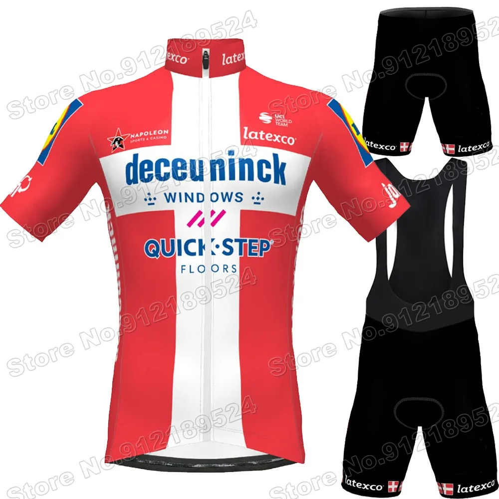 2021 команда быстрых шагов Велоспорт Джерси комплект Дания одежда датский Чемпион