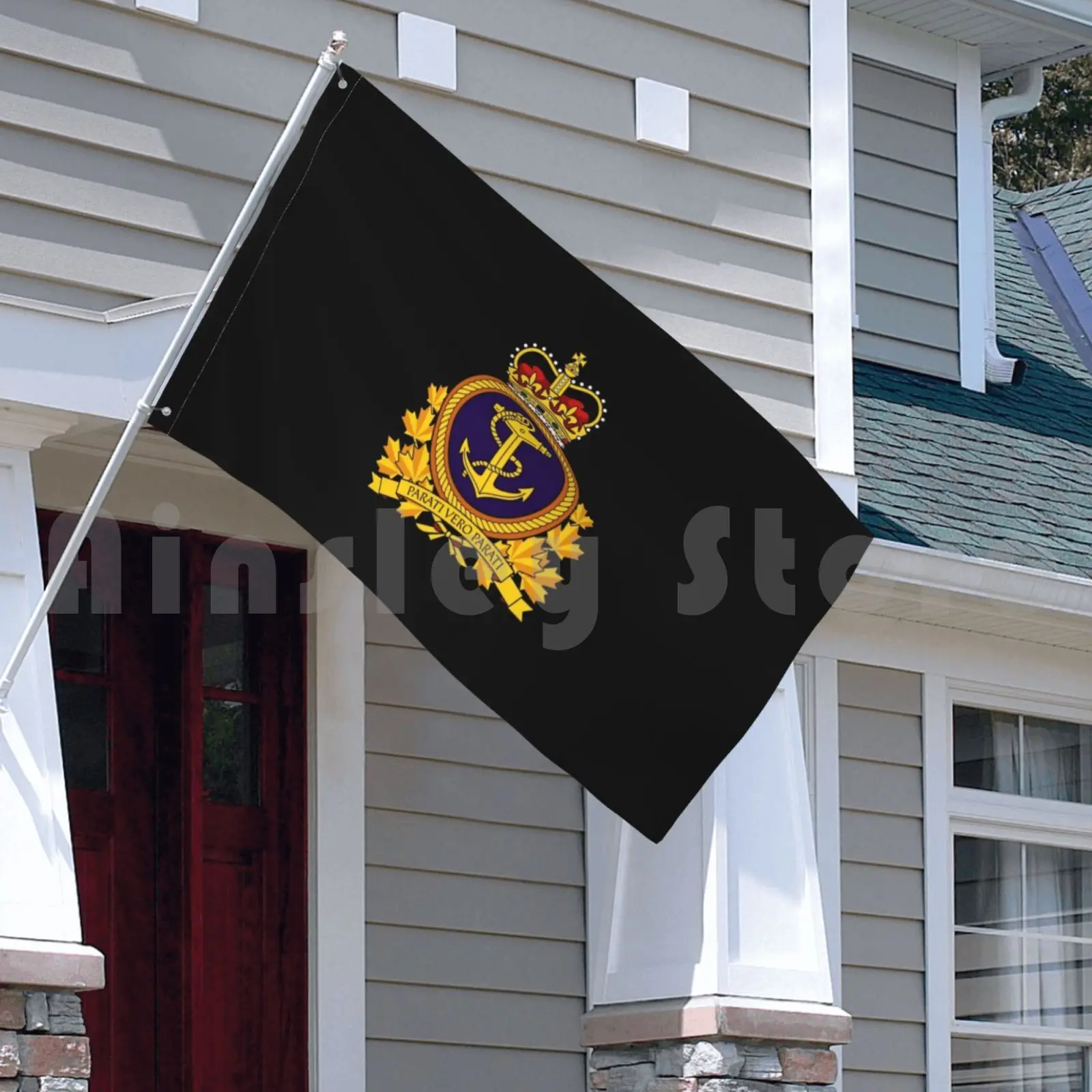 Канадский Королевский Темно-Синий уличный Декор флаг автомобиль Rcn эмблема