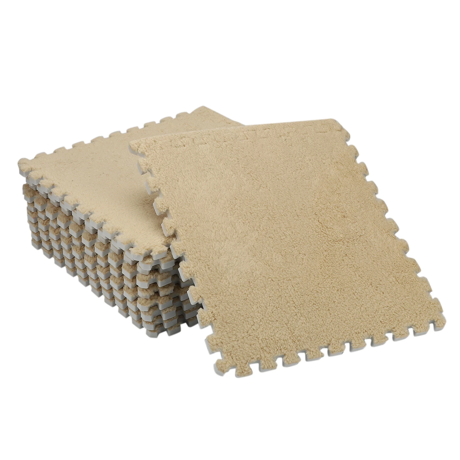 Пушистый коврик из вспененного этилвинилацетата 10 шт. пушистая ковровая плитка