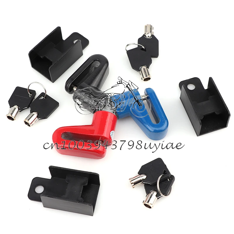 

Motorcycle Bicycle Sturdy Wheel Disc Brake Lock Security Anti Thief Alarm Motorcycl Theft Disk Rotor Parts