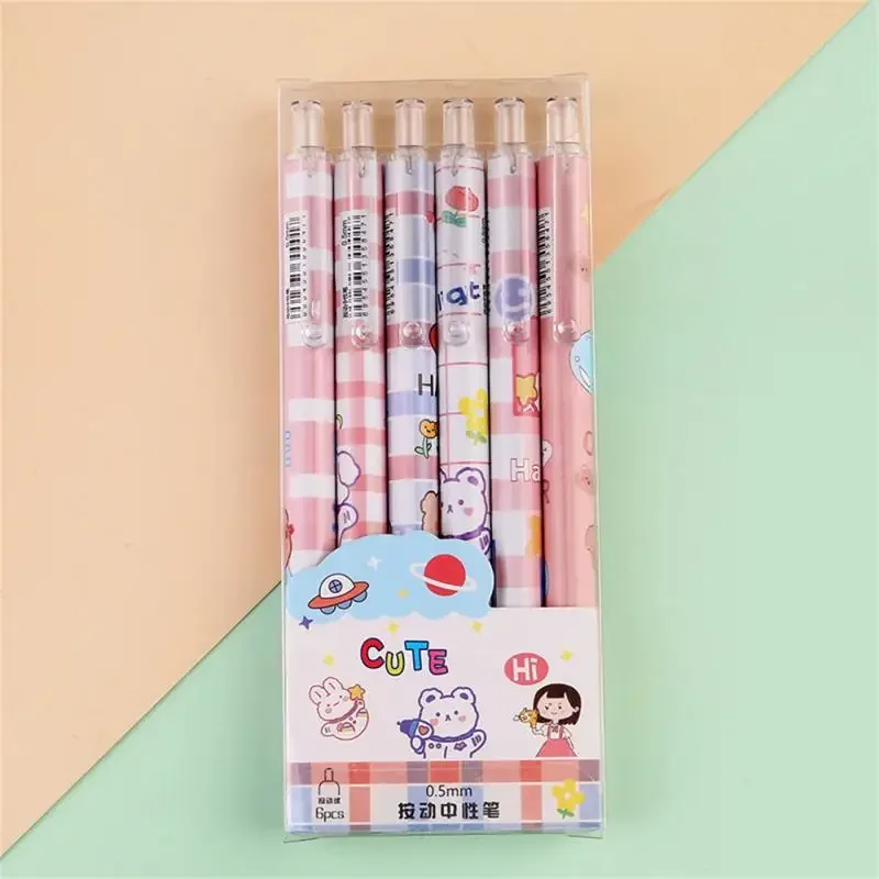 Рождественские темы гелевая ручка 0 5 мм черные чернила креативный мультяшный