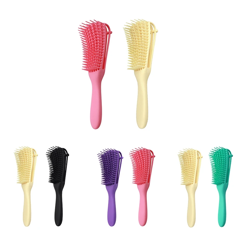 

2 Pcs Detangling Brush For 3A To 4C Kinky Curly/Wet/Dry/Long Hair