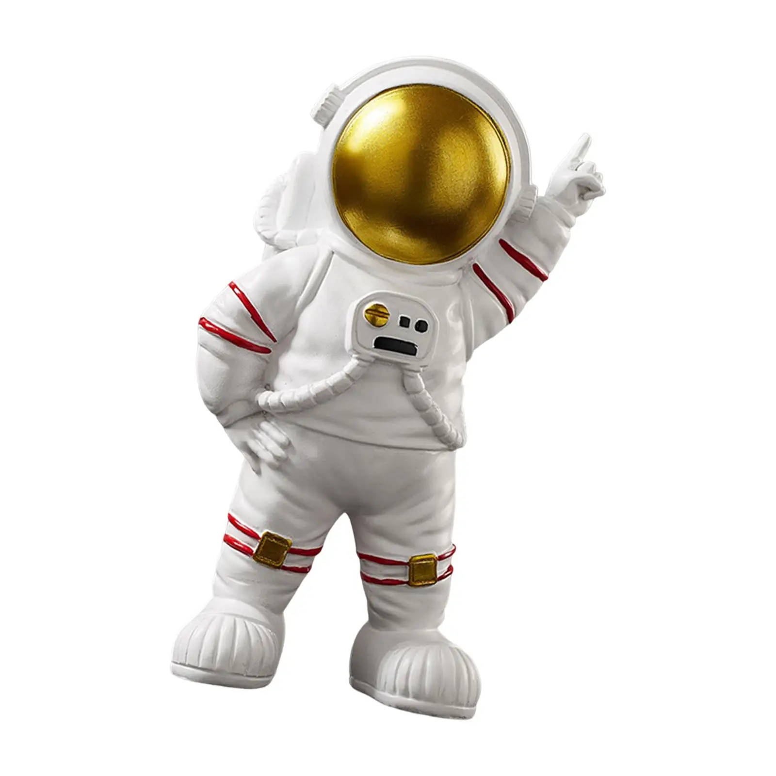 

Large Astronaut Figurine Sculpture Outer Space Statues Crafts Spaceman Statue for Office Tabletop Space Theme Party Bookshelf