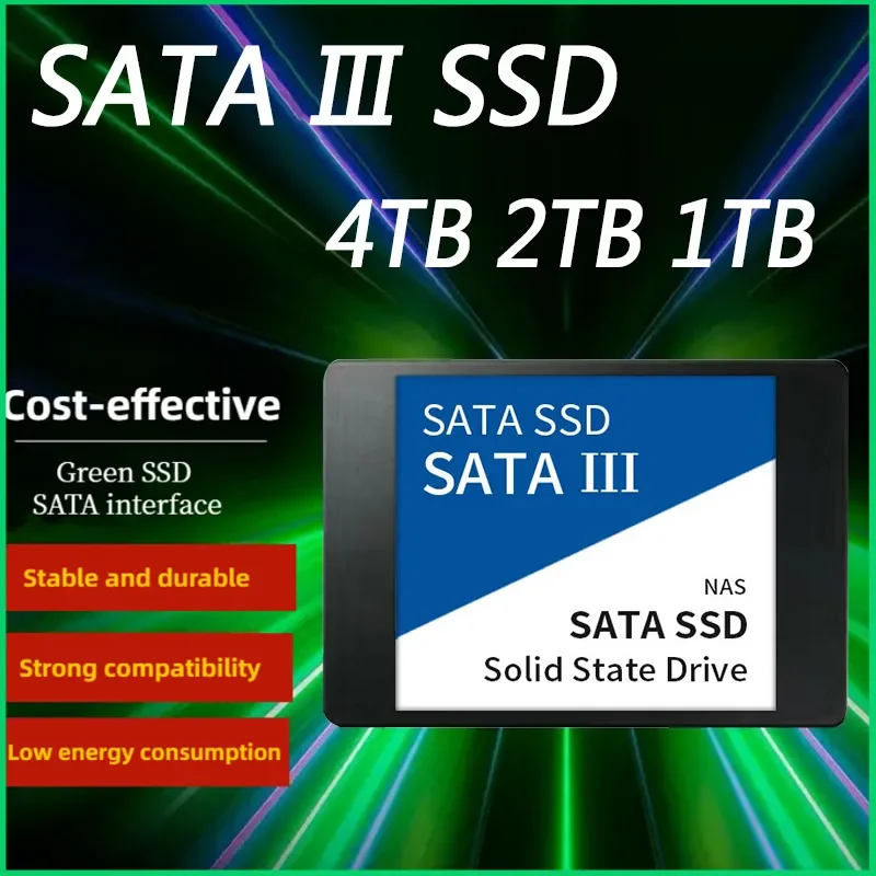 

2023 New 4TB SSD Sata Hard Drive Disk Sata3 2.5 Inch 2TB 1TB High Speed Hard Disk Internal Solid State Drives For Laptop PC PS5