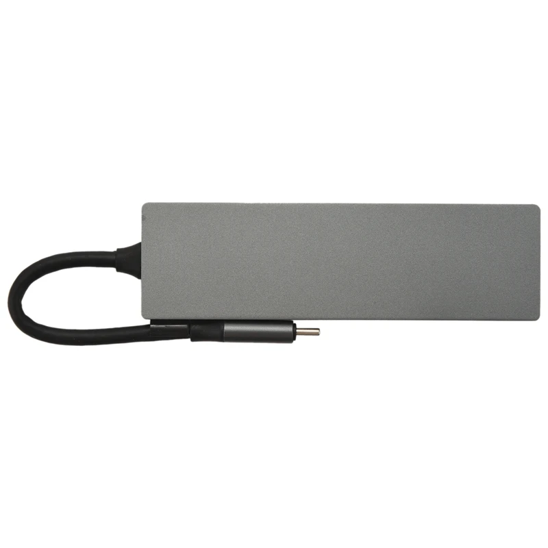 

USB C Hub 6-In-1 Portable With 4K HDMI-Compatible Output 3 USB 2.0 Ports USB C 20W PD 3.5Mm Audio Port Hub Adapter