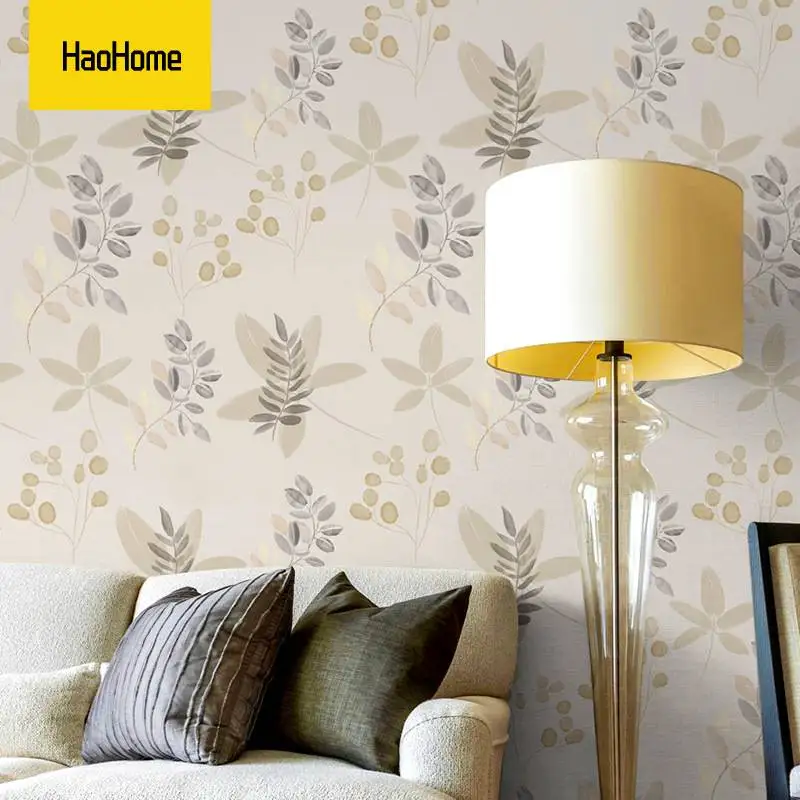 Floral Wallpaper Modern Leaf Self Adhesive Wallpaper Removable Contact Paper Peel and Stick Wallpaper for Bedroom Wall Decor