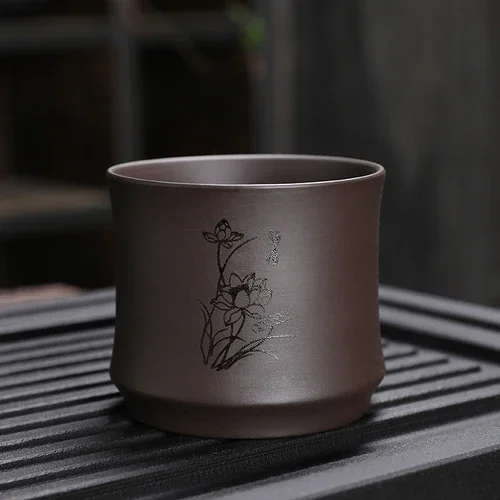 

Ручная фиолетовая глиняная чашка JINGDE CERAMICS 120 мл