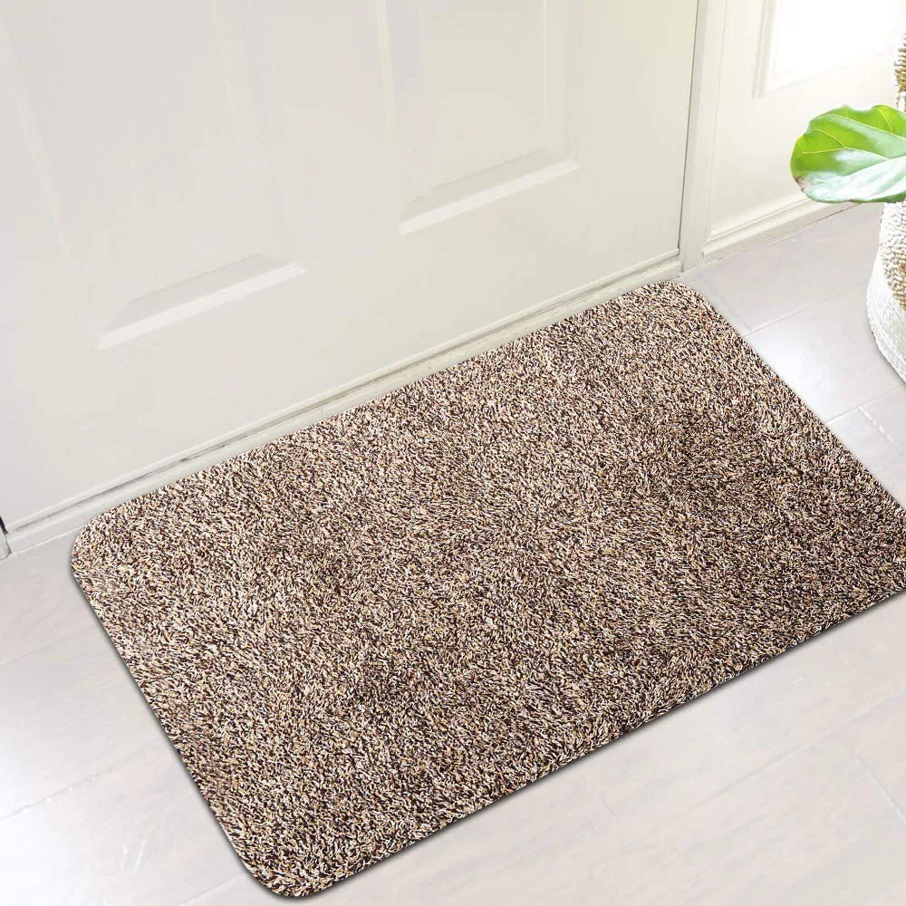 

Indoor Super Absorbs Doormat Latex Backing Non Slip Door Mat for Small Front Door Inside Floor Dirt Trapper Cotton Entrance Rug