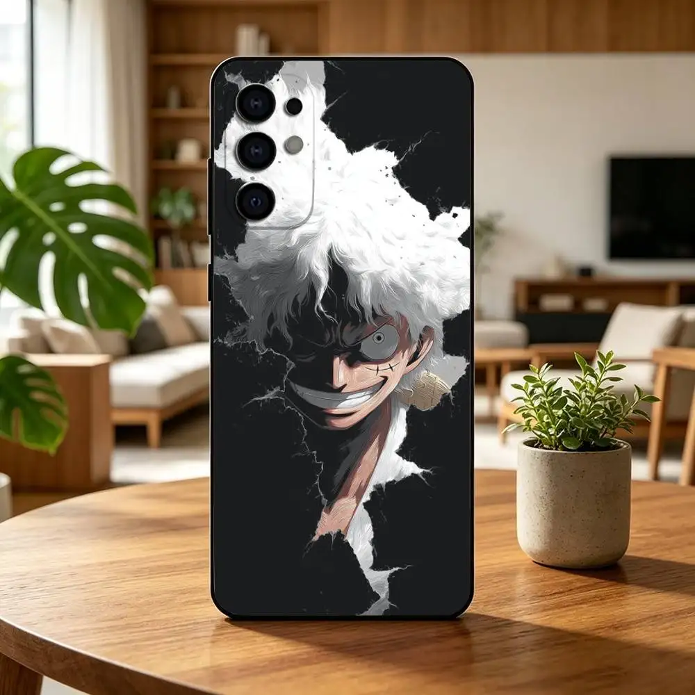 Фото Чехол для телефона One Piece Luffy Gear 5, аниме, черный, силиконовый, мягкий, для Samsung S25, S24, S21, S22, S23, S30, Ultra, S20, Plus, Fe, Lite №3