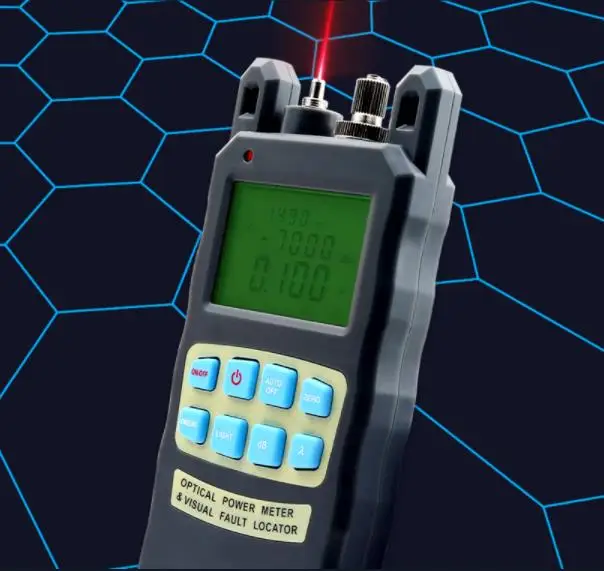 Optical power meter source all-in-one machine light decay test pen pigtail jumper fault detection pen 1mw