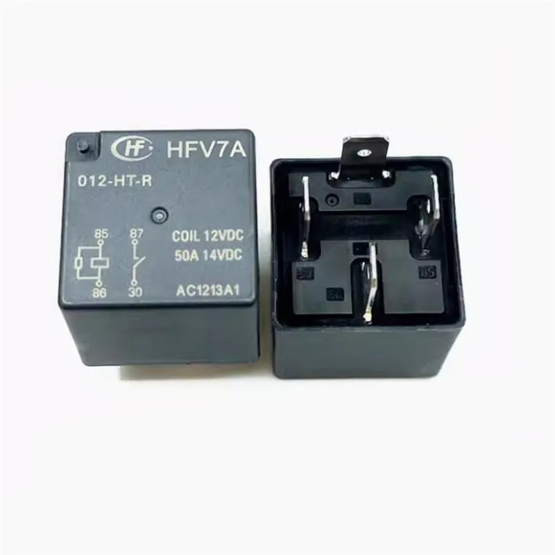 Фото ГОРЯЧАЯ НОВОЕ реле HFV7A 012-HT-R HFV7A 012HTR 12 В DCV12 12 В постоянного тока 4 контакта №1
