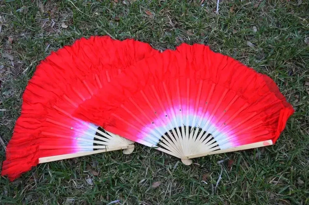 2018 женский высококачественный шелковый китайский танец живота веер дешевый