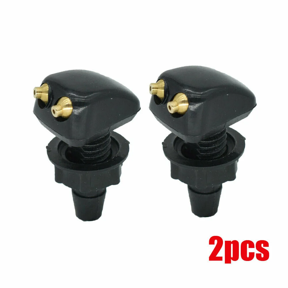 

2PCS Front Windscreen Washer Jet Nozzle Dual Holes Adjustable Car Windshield Washer Nozzles Wiper Water Spray Jet