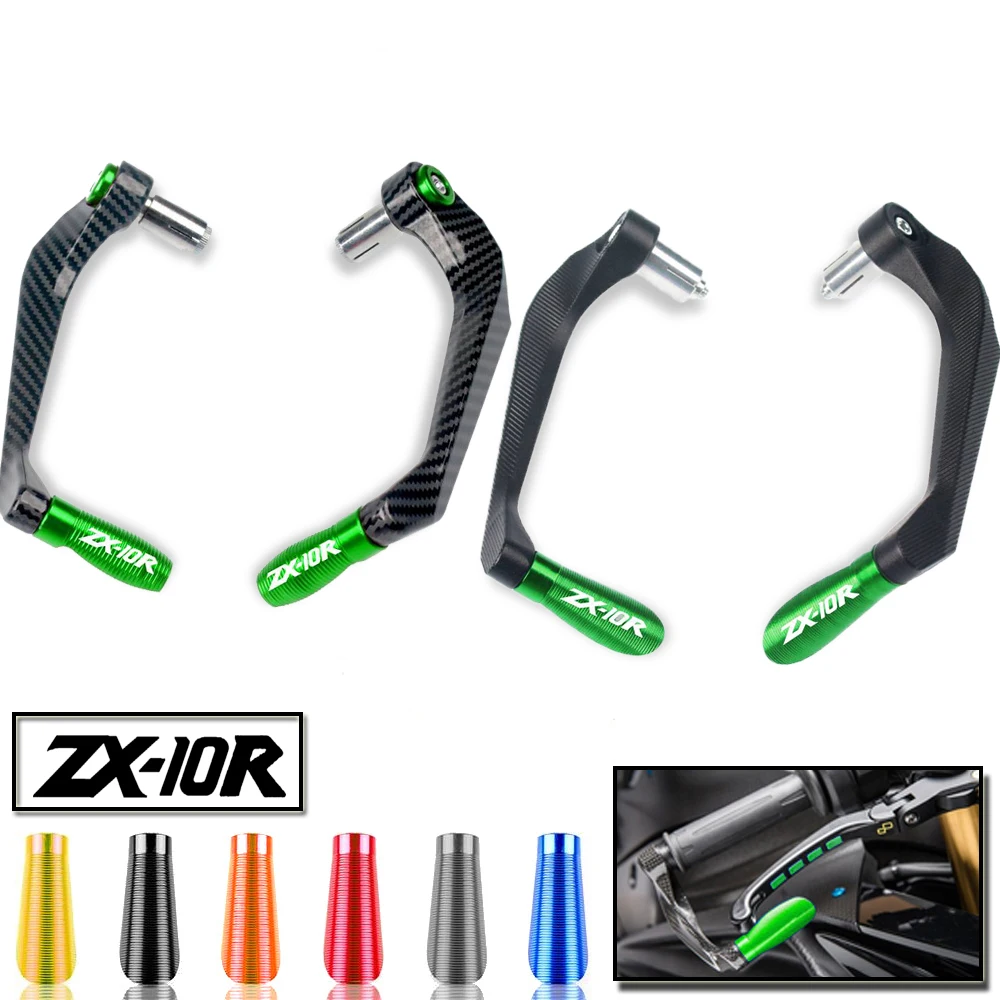 

For KAWASAKI ZX-10R ZX10R ZX 10R Motorcycle Universal 7/8" 22mm Handlebar Grips Guard Brake Clutch Levers Guard Protector
